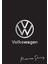 Suya Dayanıklı Yıkanabilir Volkswagen Oto Paspas Kağıdı Siyah Gümüş Baskı 50 Adet - 35X50CM - Kalın 1