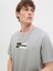 Jack Jones Yazı Baskılı Erkek Bisiklet Yaka Tişört 12268415 2