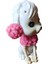 Vintage Mattel Süslü Köpek Figür Oyuncak & 10 cm 3