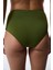 Kır Yeşili Nakışlı Bikini Altı 2