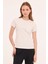 Wl Darla 11BEF009 4fx Ekru Kadın Kısa Kol T-Shirt 1