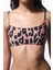 Clove Minimal Kesim Leopar Desenli Bikini Üstü 3