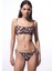 Clove Minimal Kesim Leopar Desenli Bikini Üstü 4