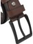 Siyah Deri Ortası Hasır Desenli Model 4.5 Cm. Genişlikli Spor Kemer - 500-33 5