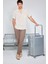 Relax Fit Polo Yaka Keten Görünümlü Yazlık Kısa Kollu Gömlek E1230AX25SM 7