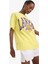 Defactofit Nba Los Angeles Lakers Oversize Fit Bisiklet Yaka Kısa Kollu TIŞÖRT Y1562AZ25SM 4
