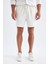 Relax Fit Beyaz Jean Bermuda Şort Z4460AZ24SM 1