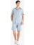 %100 Pamuk Relax Fit Cepli Keten Görünümlü Bermuda Şort C7381AX25SM 2