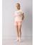 Kız Çocuk Pijama Takımı Baskılı Kısa Kollu Üst Beli Lastikli Şort E6227A825HS 1