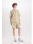 %100 Pamuk Regular Fit Düz Paça Şort E0442AX25SM 5