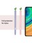 Samsung Galaxy Tab S7 T870 Silikon Stylus Kalem Tutucu Sebze Tarzı Kaymaz Kol Deri Cep Kapağı-Kırmızı (Yurt Dışından) 4