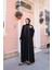 Yaren Balon Kol Biyeli Abaya 1
