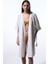 Renkli Sally Textured V Yaka Oversize Kimono 4