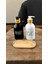 2 Li Siyah-Beyaz Mutfak Sıvı Sabunluk Seti 500ML 500ML Bambu Tepsili 1