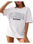 Bisiklet Yaka Baskılı T-Shirt - Beyaz 4