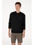 Erkek Siyah Sweatshirt 50300048-VR046 3