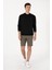 Erkek Siyah Sweatshirt 50300048-VR046 4