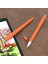Apple Pencil 1. Nesil Için Havuç Desenli Silikon Kalem Kutusu-Turuncu (Yurt Dışından) 1