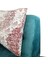 Yüksek Kaliteli Desenli Jakarlı Dokuma Kumaş Kırlent 45 x 43 cm (İçi Dolu) Bordo Ağırlıklı 2