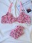 Blueavcı Tül Fırfırlı Bralet Sütyen Tanga Iç Çamaşır Takımı 2