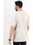 Erkek Bisiklet Yaka Basic Pamuklu T-Shirt Bej - 2271 4