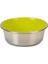 Köpek Mama Su Kabı, Paslanmaz Çelik, Içi Sarı, 20CM, 1,9l 1