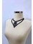 Damla Detaylı Şık Deri Choker, Deri Choker Kolye 1