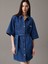 Lınen Boxy Belted Shırt Dress 4