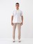 Erkek Bej Slim Fit Pamuklu Jogger Pantolon 2
