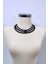 Halka Detraylı Şık Deri Choker, Deri Kolye 1