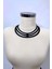 Halka Detraylı Şık Deri Choker, Deri Kolye 2