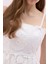 Çıkarılabilir Askılı Straplez Detaylı Midi Boy Elbise Beyaz Y2511508_002 4