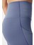 Dri Fit Universa High Rise 7/8 Length Kadın Yüksek Bel Lazer Kesim Toparlayıcı 2 Cepli Tayt Petrol Mavisi 4