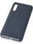 Huawei P Smart S Kılıf Focus Derili Silikon - Lacivert Bstmy 4