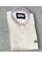 Erkek Slim Fit Düğmeli Yaka Beyaz Gömlek 1