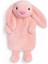 Legosh Pembe Tavşan Figürlü Peluş Su Torbası Kılıfı Sevimli ve Yumuşak Kılıf 2