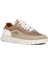 Kadın Vizon Bağcıklı Kalın Tabanlı Süet Deri Sneaker 3