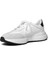 Kadın Beyaz Bağcıklı Kalın Tabanlı Süet Deri Sneaker 3