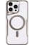 Iphone 16 Pro Max Kılıf Boyi Magsafe Silikon Kapak - Gümüş Bstmy 1