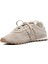 Kadın Bej Bağcıklı Süet Deri Sneaker 4