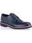 Erkek Lacivert Bağcıklı Deri Günlük Ayakkabı 3