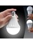 E27-220V 5W 6500K Şarjlı Beyaz LED Ampul 3