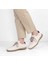 Erkek Bej Bağcıklı Deri Sneaker 2