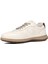Erkek Bej Bağcıklı Deri Sneaker 4