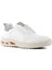 Erkek Beyaz Bağcıklı Kalın Tabanlı Deri Sneaker 3