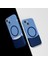 iPhone 13 Kılıf M-Safe Şarj Özellikli Mıknatıslı Nua Duble Kapak - Lacivert 1