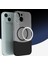 iPhone 13 Kılıf M-Safe Şarj Özellikli Mıknatıslı Nua Duble Kapak - Lacivert 4