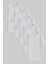 Ds Damat Beyaz 5'li Oversize %100 Pamuk T-Shirt 1