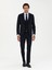 Erkek Lacivert Slim Fit Yün Karışımlı Yelekli Takım Elbise 50275634-VR033 1