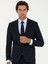 Erkek Lacivert Slim Fit Yün Karışımlı Yelekli Takım Elbise 50275634-VR033 4